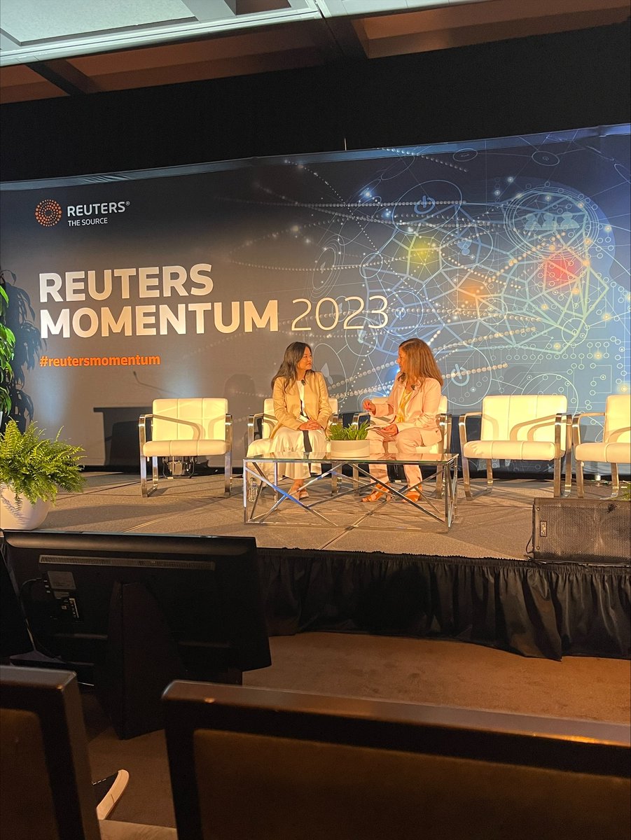 SonyAI_global's tweet photo. Great conversation between @alicexiang and @DawnC331 this morning at @ReutersMomentum around AI ethics at Sony AI and ethical considerations in implementation. Thanks for having us! #ReutersMOMENTUM https://t.co/zNfMAK6XAd