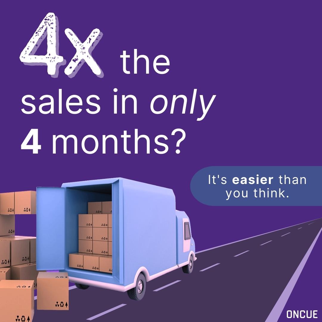 Immediate Movers came to us looking for a solution for their inbound calls. Four months after partnering with Oncue, they 4x’d their revenues! 🌟🚚💪 To learn how owner, Andrew Brown, quadrupled sales (and how you can too!) read his story here: hubs.ly/Q01Xnl5X0