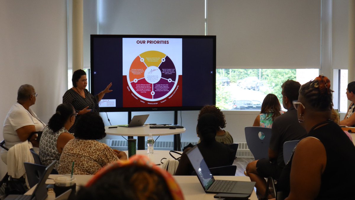 CPS_Chelsea's tweet photo. From Equity Audit to Action 

The CPS District Leadership Team presenting at #MASSEI2023 @massupt https://t.co/jQ7hPfeSad