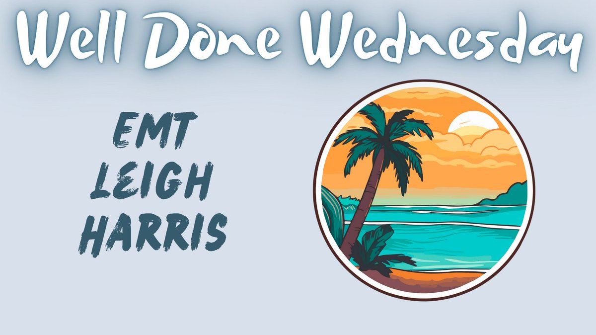 EMSDurham's tweet photo. Today is Well Done Wednesday, where we spotlight exceptional work by our paramedics. AEMTs and EMTs. This week’s honoree is EMT Leigh Harris, who was nominated by her partner, Shawn Johnson. https://t.co/zBrPy9uBmM