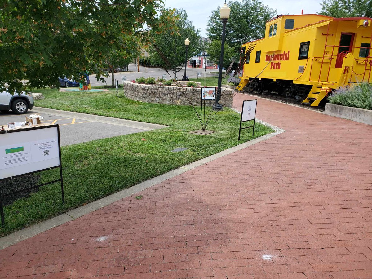 bonnerlibrary's tweet photo. Don't forget to visit the StoryWalk at Centennial Park!  #storywalk #getoutside #bonnersprings #parksandrecmonth https://t.co/DI1OpSNNrU