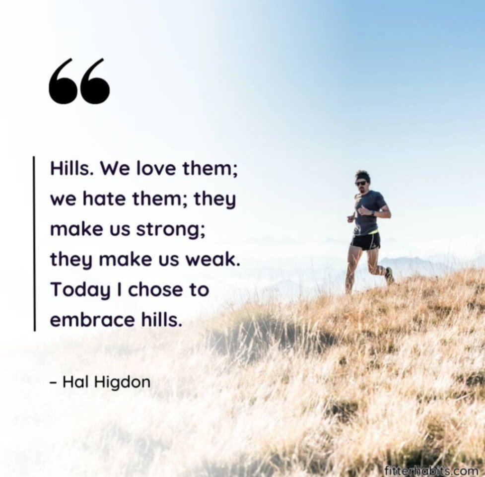 MedalChasers's tweet photo. We may hate them, but we need them! Embrace the hills!
#wednesdaywisdom #running #halhigdon #hilltraining #embracethehillls https://t.co/t8okxsifua