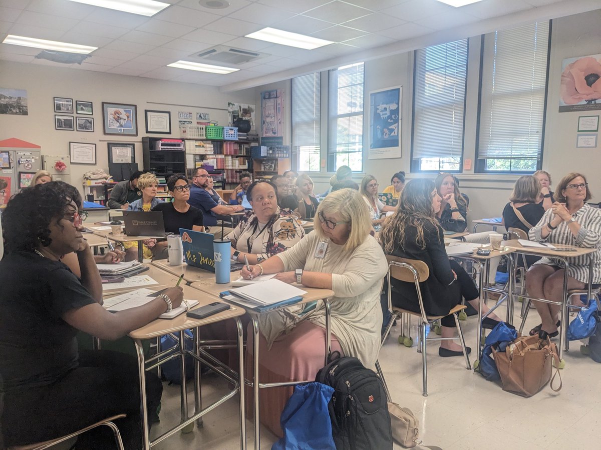 MLRing100's tweet photo. Day 1 of #2023MagnetSummerInstitute is underway! After an inspiring keynote from @i3STEMLEAD, our first breakout sessions have begun, the rooms are full and the buzz is awesome! #CreatingaCommonVision #WCPSSMagnets #SeeThingsDifferently https://t.co/lnbE8smQOp