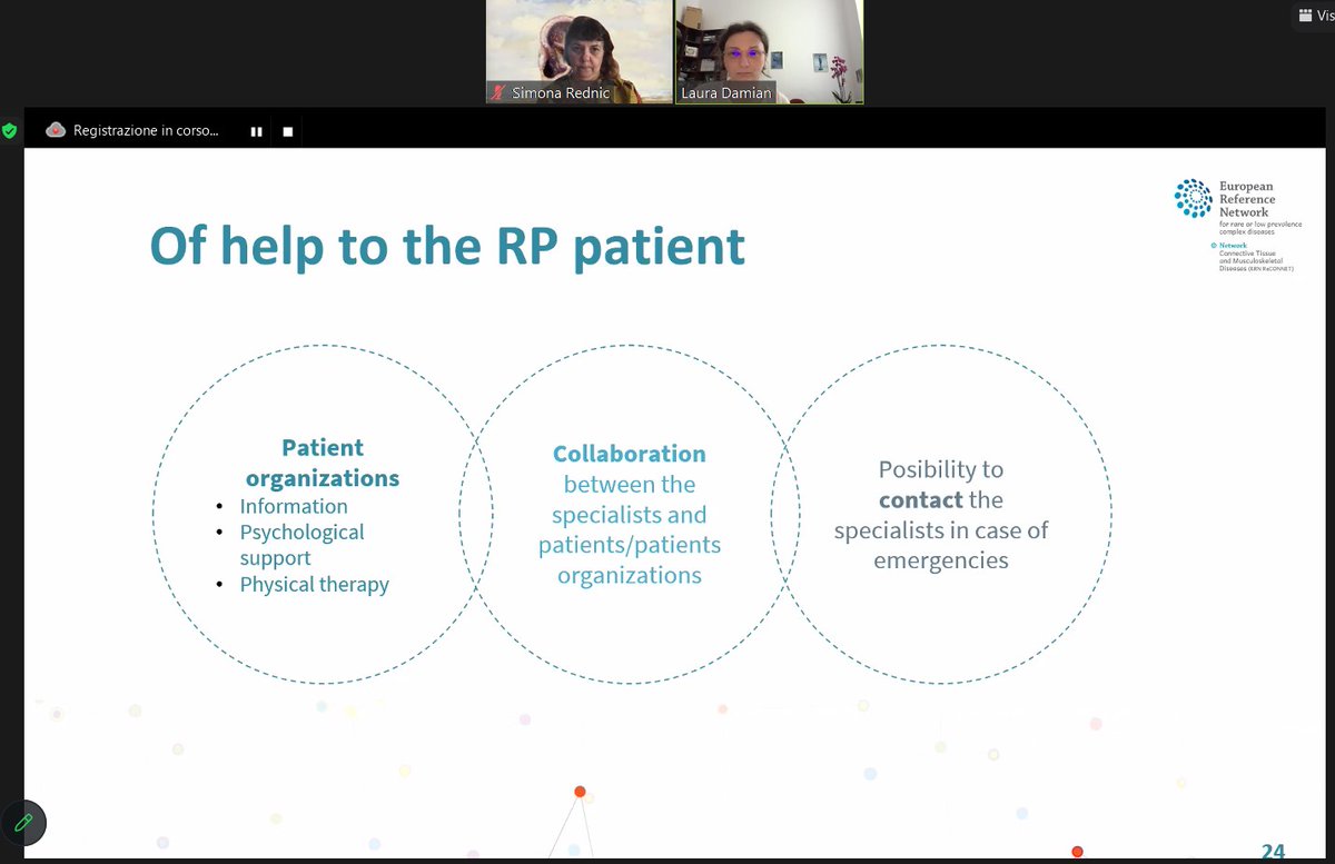 ern_reconnet's tweet photo. π΄#ERNReCONNETlive from the ERN ReCONNET webinar on "What are the pitfalls and red flags of RP to be considered by the GP/HCP?" with Dr Laura Damian n ePAG Camelia Bucsa, moderated by Prof Simona Rednic
π«Ά Help for RP patients
#ERNReCONNET #ERNs #EU4Health https://t.co/Q8c5YSjWZs