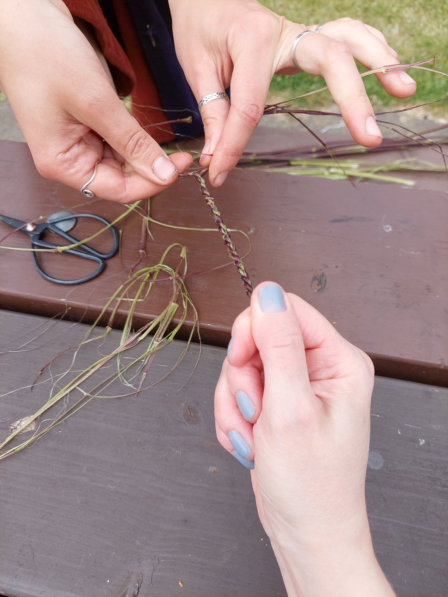 Crafty fun in the sun at this weekend's wildcrafting workshop in White Park! We foraged for nettles to create our own cordage with help from tutor Johanna 🌱🎨

#Gorgie #community #craft #wildcraft #creativity