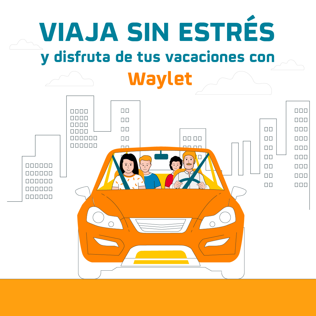 MyWaylet's tweet photo. Viaja sin estrés y disfruta de tus vacaciones con #Waylet. ☀️🚘 https://t.co/N0uWvraTv9