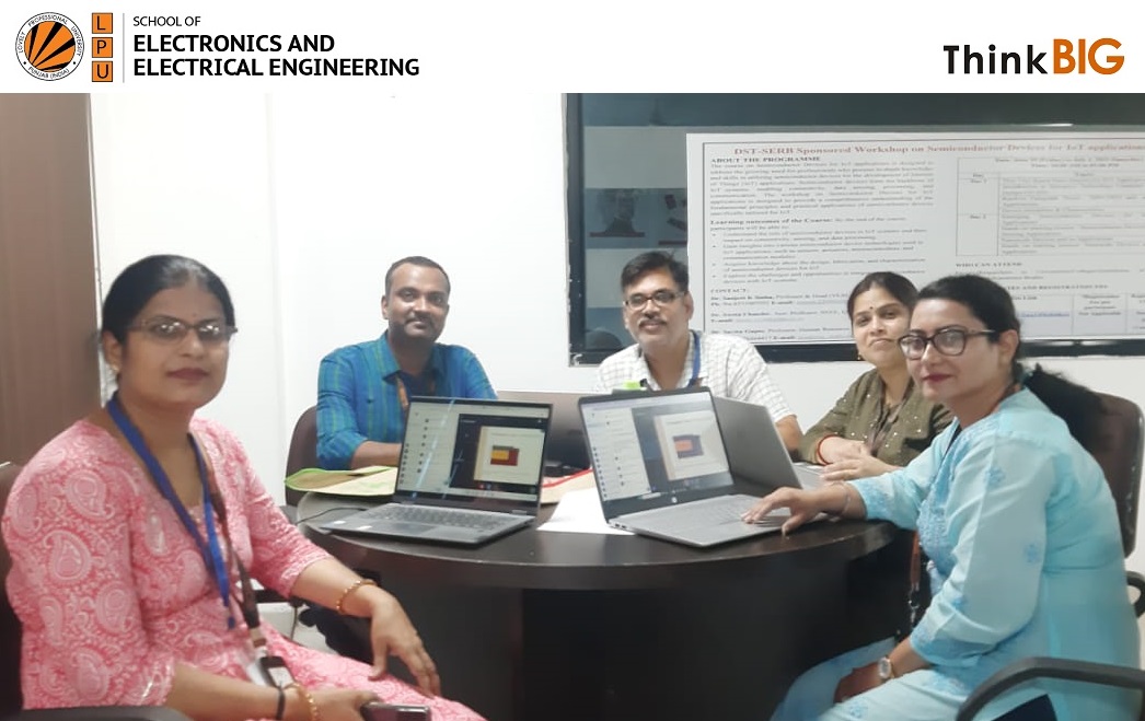 LPU_EEE's tweet photo. School of Electronics and Electrical Engineering and HRDC, LPU organized a DST-SERB Sponsored Workshop on “Semiconductor Devices for IoT applications” from June 30 to July 01, 2023.

#LPU 
 #SEEE #BTechEE #BTechEEE
#BTechRobotocsandAutomation #BTechECE #BTechECEIoT
#ThinkBIG https://t.co/ENX51JTgvO
