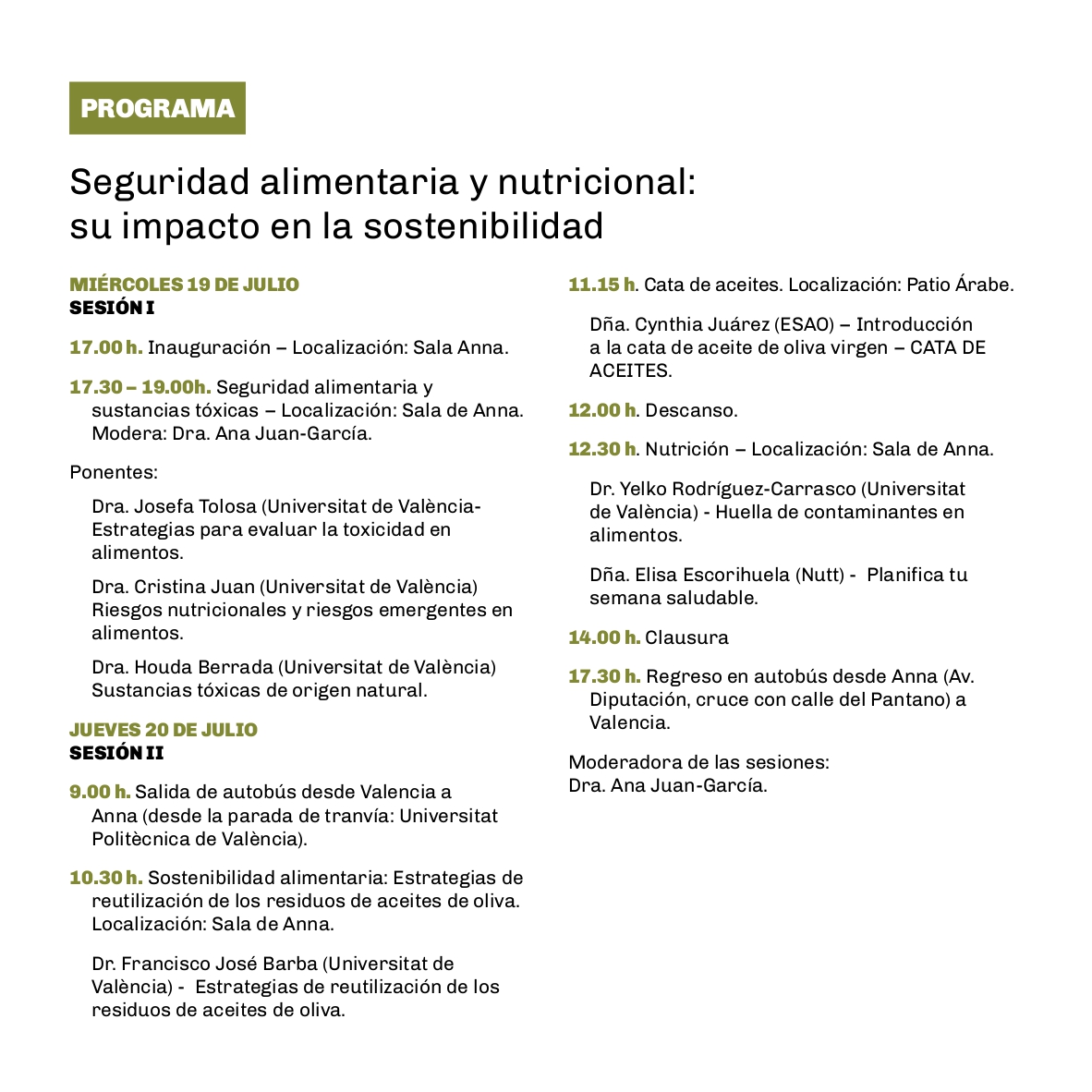 UVsocietat's tweet photo. 🟢Anna acogerá la próxima Universidad Estacional 𝗦𝗲𝗴𝘂𝗿𝗶𝗱𝗮𝗱 𝗮𝗹𝗶𝗺𝗲𝗻𝘁𝗮𝗿𝗶𝗮 𝘆 𝗻𝘂𝘁𝗿𝗶𝗰𝗶𝗼𝗻𝗮𝗹: 𝗶𝗺𝗽𝗮𝗰𝘁𝗼 𝗲𝗻 𝗹𝗮 𝘀𝗼𝘀𝘁𝗲𝗻𝗶𝗯𝗶𝗹𝗶𝗱𝗮𝗱

📍Palacio de los Condes de Cervellón, Anna
📆19-20/07
ℹhttps://t.co/tPEgvroqi7 https://t.co/GJDkPs4Zow