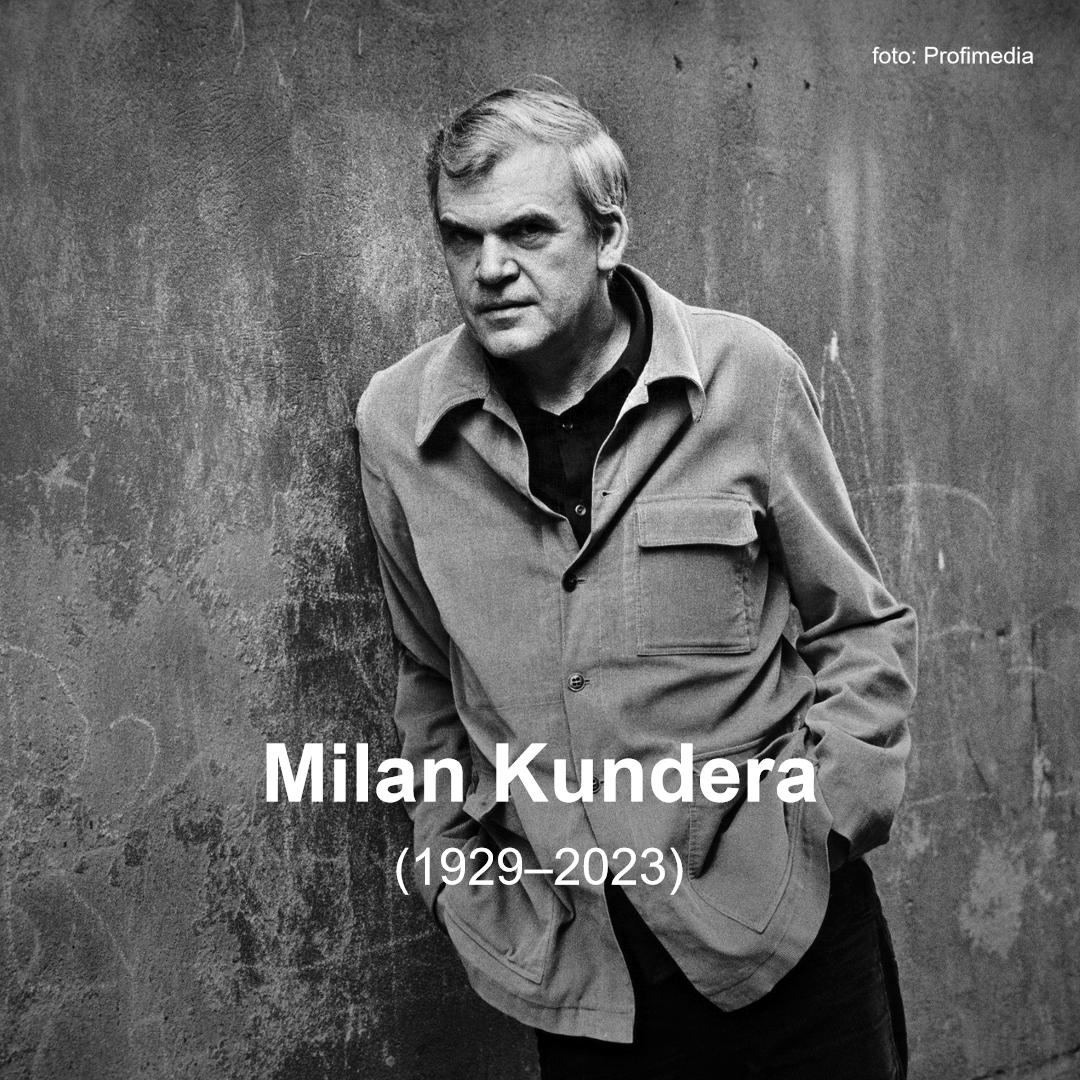 An extremely sad day for Czech culture – the great writer Milan Kundera died at the age of 94.

RIP.