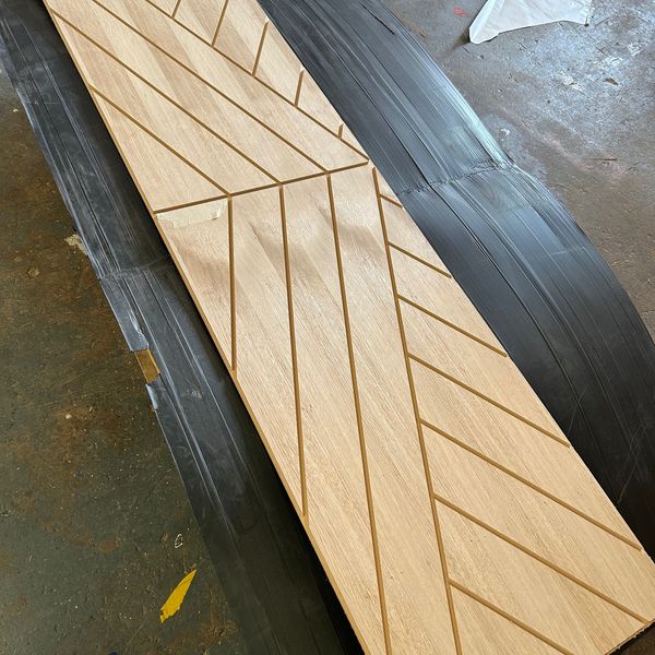 SquidInkDesign's tweet photo. Stylish wall panelling can be done on a budget!

https://t.co/7snxcBn7eD

Here we have a standard oak veneer which was prepped and painted, resulting in a stunning finish 👌

Colour and finish can be tailored to your spec &amp; voila.......unique wall paneling to suit your taste! https://t.co/DTXog0mXoi