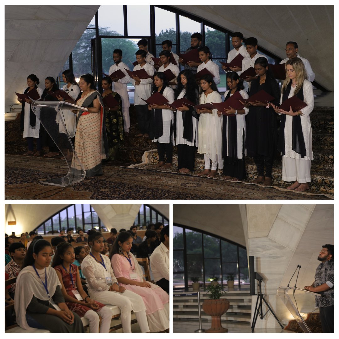 Around 300 friends gathered together for a commemorative event which was held at the Information Centre of the Baha’i House of Worship. 
#OurStoryIsOne #BahaiHouseofWorship #BahaiLotusTemple #LotusTemple #India