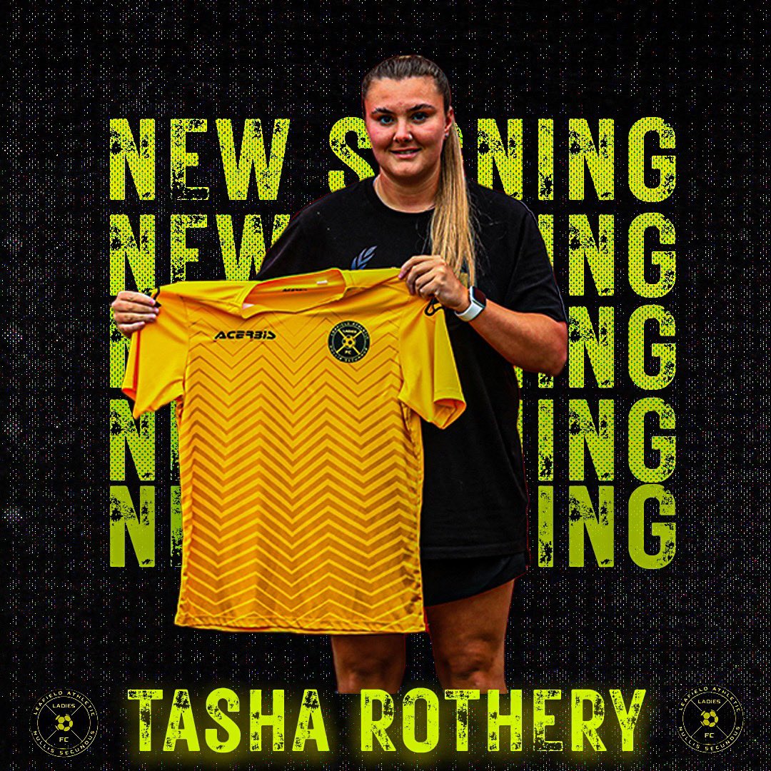 LeafieldAthLFC's tweet image. NEW SIGNING 

TASHA ROTHERY

Tasha joins wanting to showcase what she can do in the WNL with Leafield. 
Tasha plays with great composure which shows in her ability to link up play and create chances going hand in hand with her superb ball striking ability.

Welcome Tasha! 
#LALFC