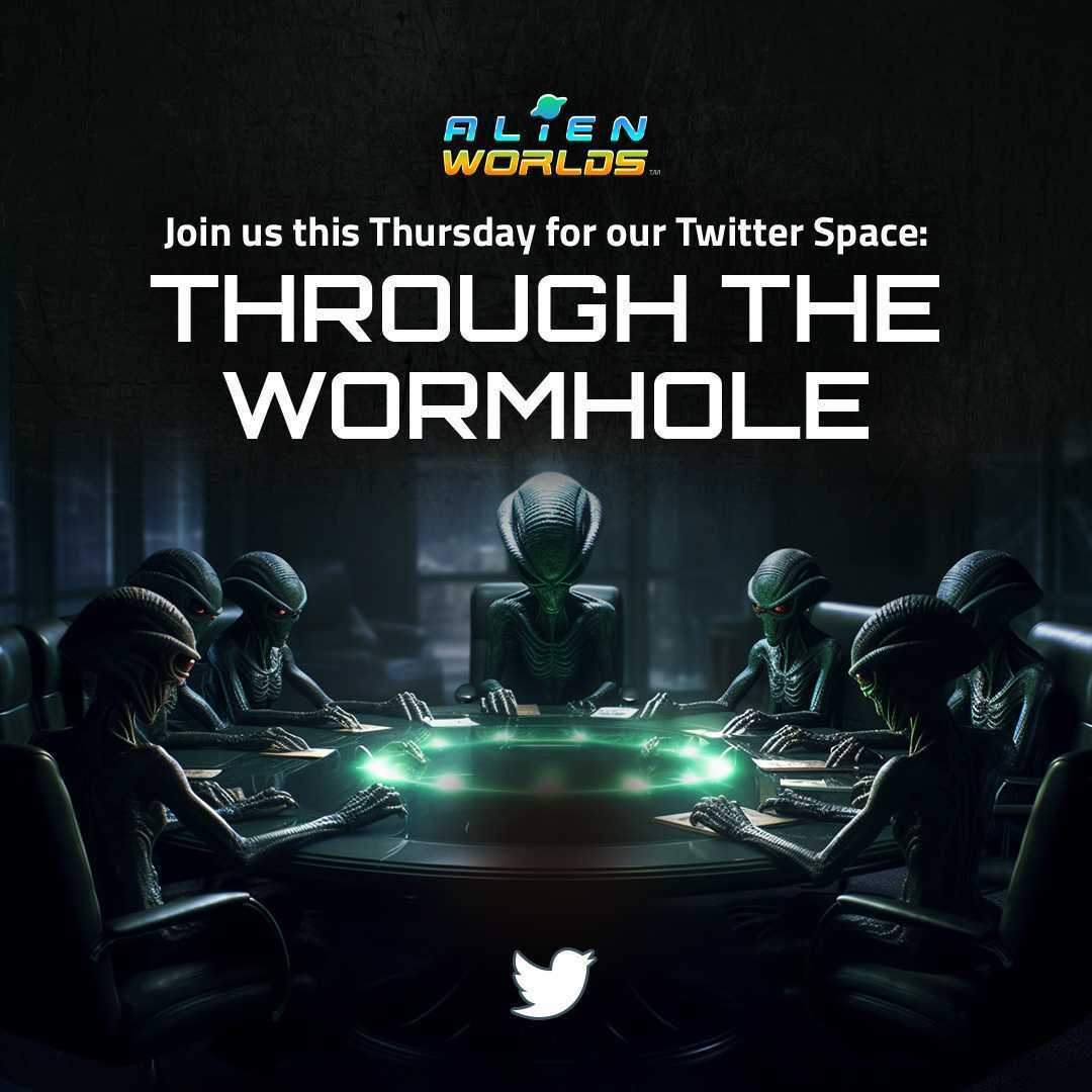AlienWorlds's tweet photo. 👽 Join us tomorrow as we go Through the Wormhole at 17:00 UTC with exclusive details of Alien Edition arising from a hotly anticipated #Kavian proposal. Beaming down to a device near you, we welcome the newest Metaveral characters to join our #AlienWorldsCommunities, Electra Eclipse & Vega Volcanica! 

Join our exclusive interview with these living, breathing characters as they give us the scoop on their new show, Alien Edition, your source for all things #AlienWorlds news. We will also delve deeply into exciting events brought about by #Magor's Syndicate.

📍Join Here: https://t.co/P9OD5cLWjn