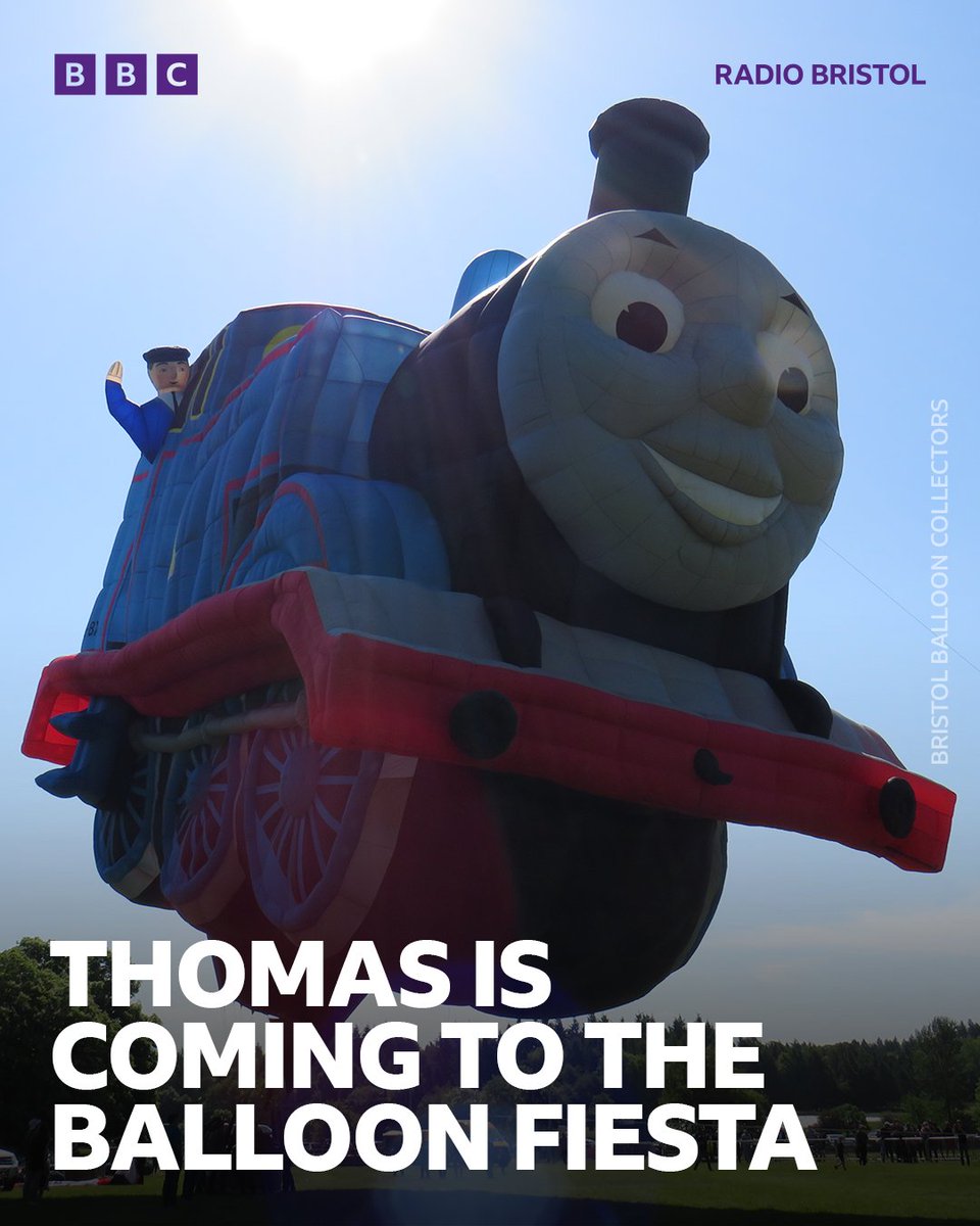 All aboard! 🚂🎈

Thomas the Tank Engine will be making an appearance at the Bristol International Balloon Fiesta in August.