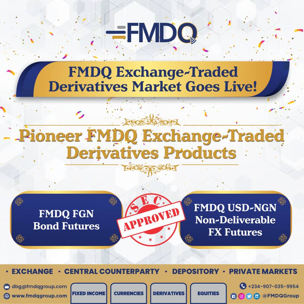 Today marks another milestone in the Nigerian financial markets as FMDQ Exchange and FMDQ Clear goes live with the introduction of the dynamic FMDQ Exchange-Traded Derivatives (ETD) Market!