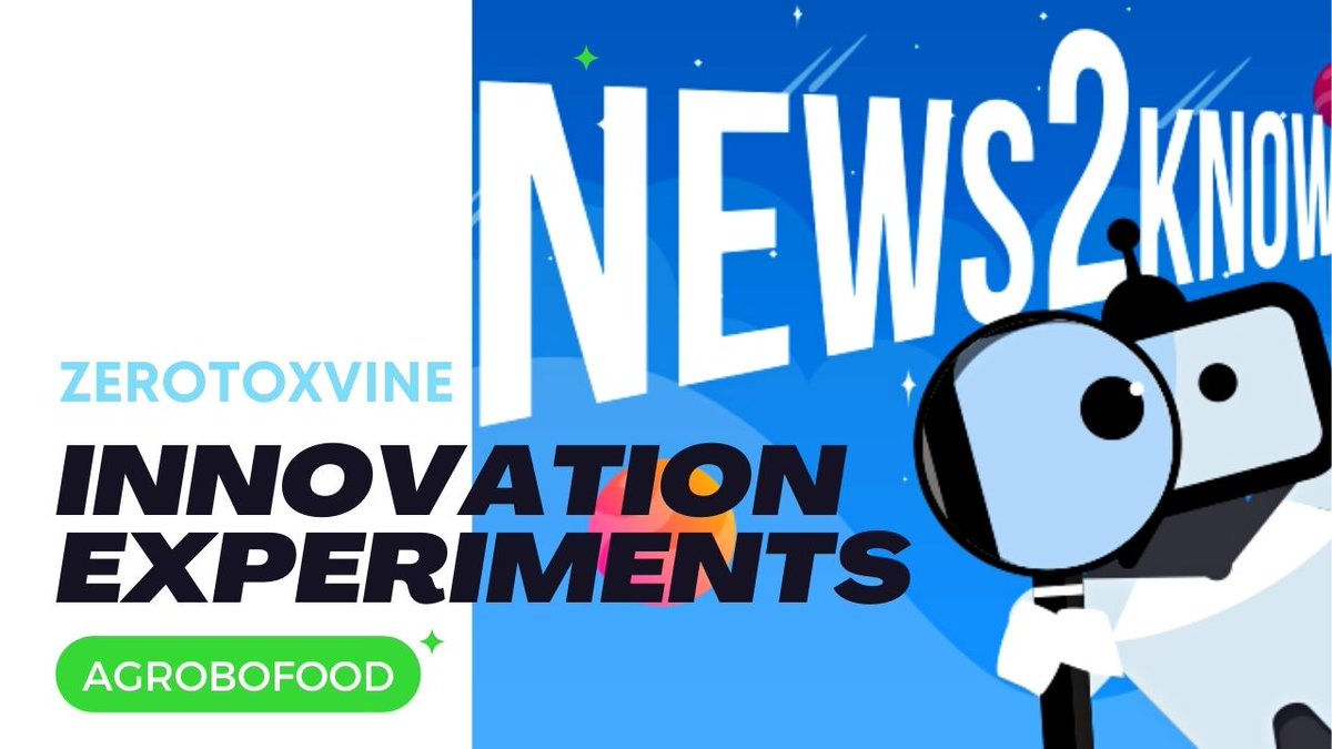 agROBOfood's tweet image. 🤖 @agROBOfood proudly introduces: #ZeroToxVine; an Innovation Experiment.
🤖Click the link to see the amazing benefits of this #roboticsolution for Viticulture, and with the possibility to be used in fruit trees, nut trees and in horticulture.
youtube.com/watch?v=wsVGCx…