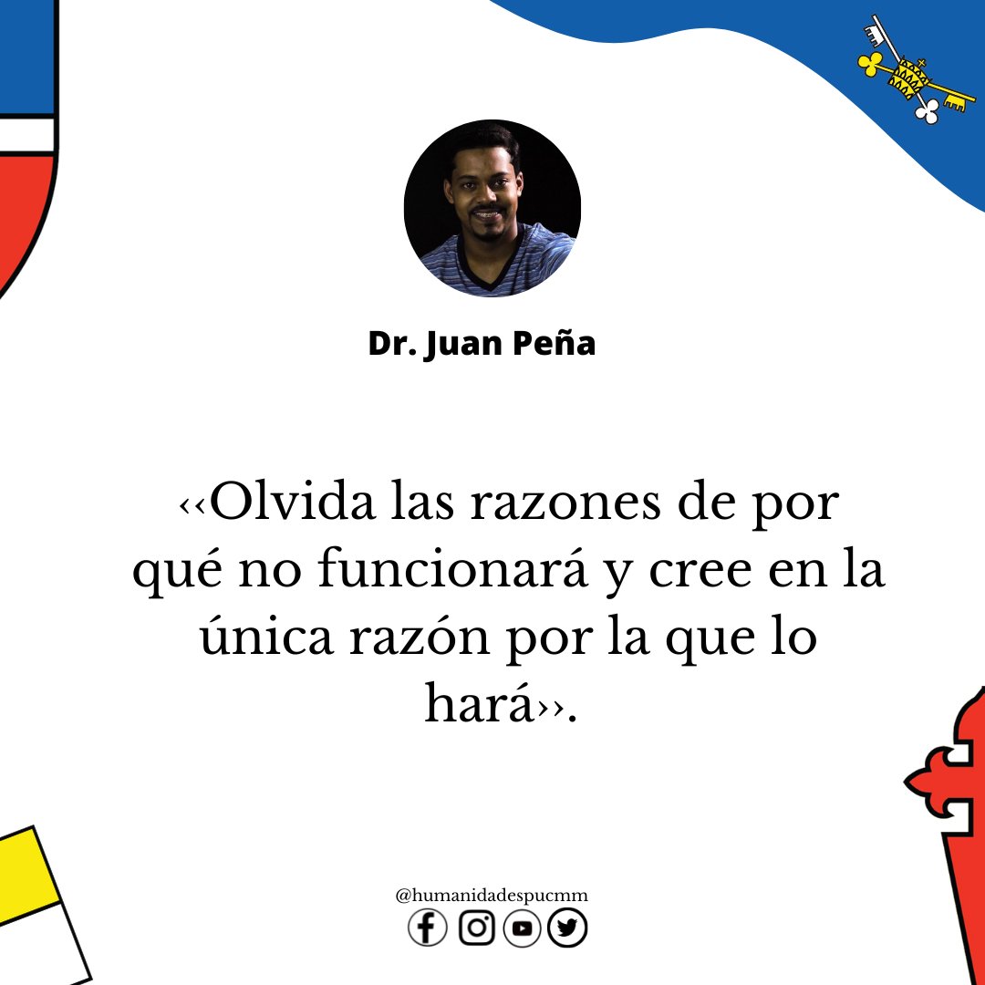 HumPUCMM's tweet photo. ¡Pensar positivo! ¡Creer que todo estará bien! https://t.co/gkSp7KSjcl