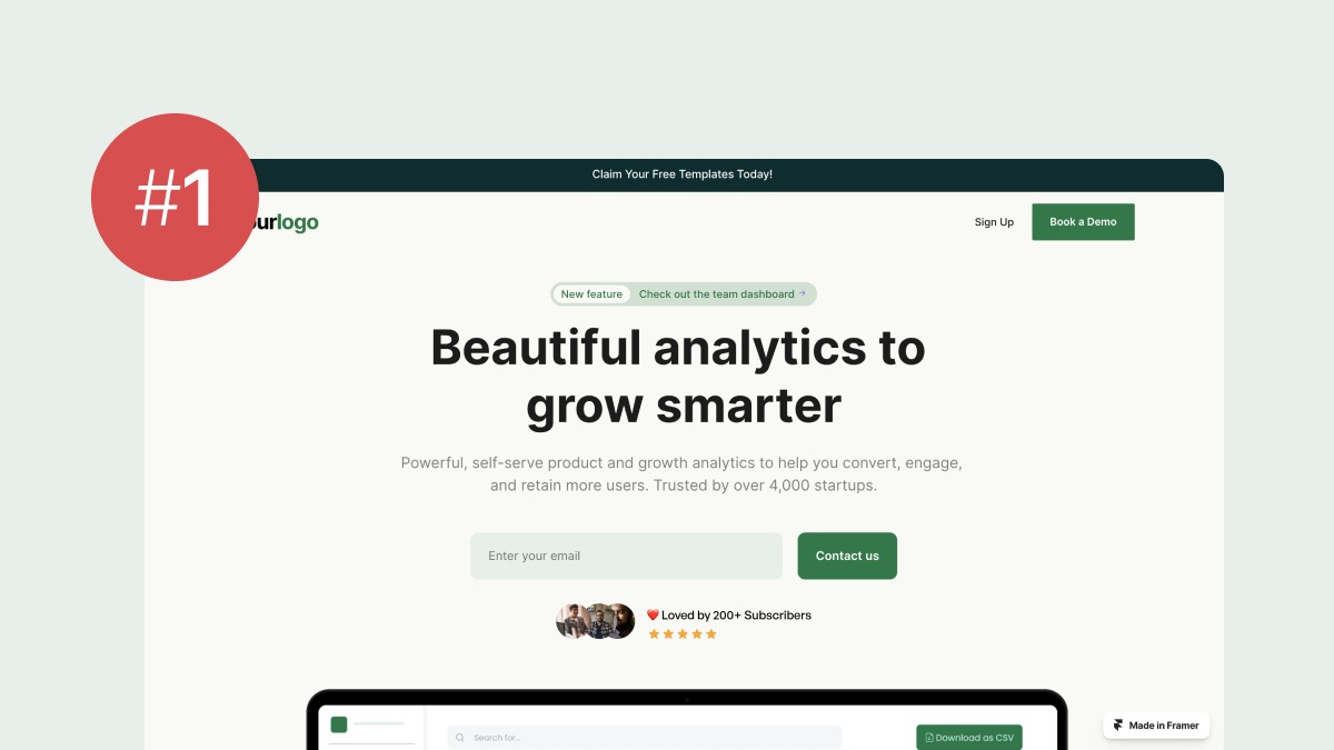 FLEXANDGRID's tweet image. Check out this amazing Tech Landing page template developed in #framer.
lnkd.in/dQVR3Zaf

It is available for FREE using the remix link below:
lnkd.in/d254hxWD