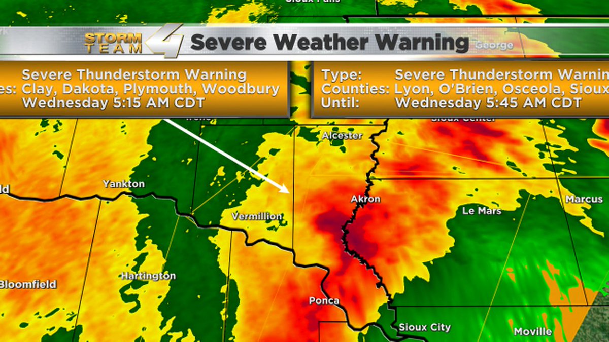 Union County severe weather alert.  For more details click here. ktiv.com/interactive-ra…