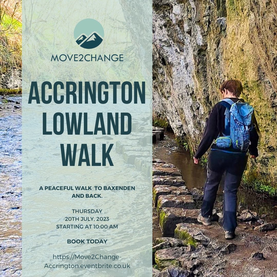 Move2changeC's tweet photo. If you want to #GetOutdoors and gain the benefits of being active in nature join us for our final lowland walk of July!👏

📍#Accrington Train Station
⏰10am
📆20th July
💰FREE

This led walk is free thanks to @tnlcommunityfund 🌿

Book today👉 https://t.co/OSiz1LPwNC 
#lancs https://t.co/8K24KVIVnq