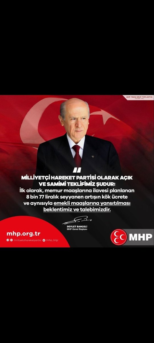 Kasaphakankasap's tweet photo. ENFLASYON % 38 İSE, ‼️

MEMURA NEDEN % 85 ? ‼️

ŞAYET ENFLASYON % 85 İSE ‼️

EMEKLİYE NEDEN % 25 ? ‼️

EMEKLİ YOK SAYILAMAZ.‼️

%25 ZAMMI KABUL ETMİYORUZ. ‼️

GÜN BİRLİK VE DAYANIŞMA GÜNÜDÜR

#TBMMdeEmekliZAManı https://t.co/fDXajBLHaf