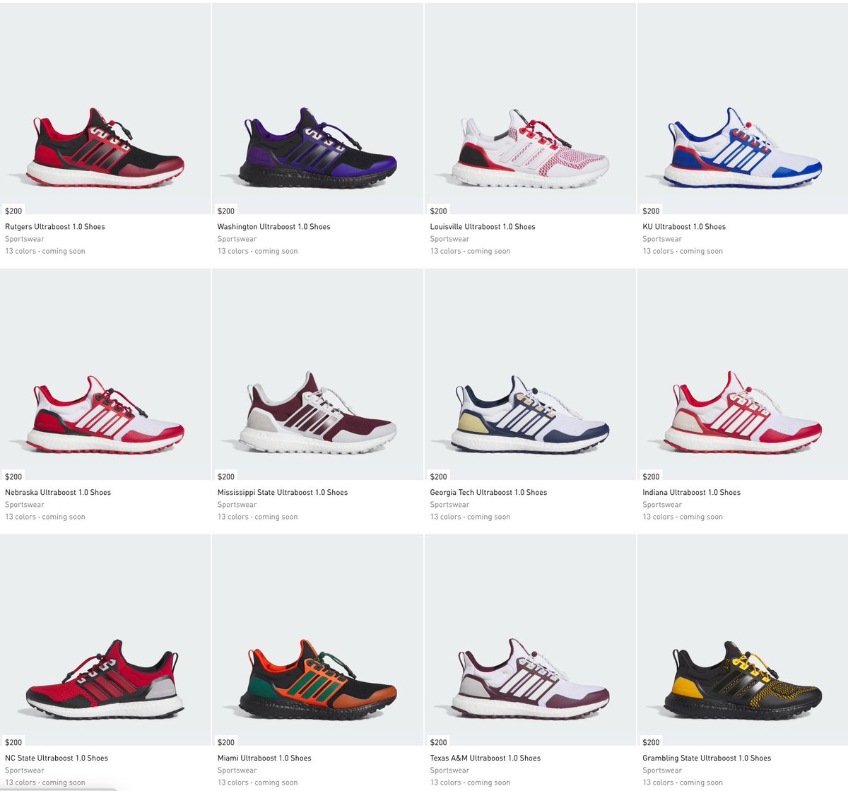 Ad: Dropping July 15th
adidas Ultra Boost 1.0 NCAA
=&gt; bit.ly/3XNqw21