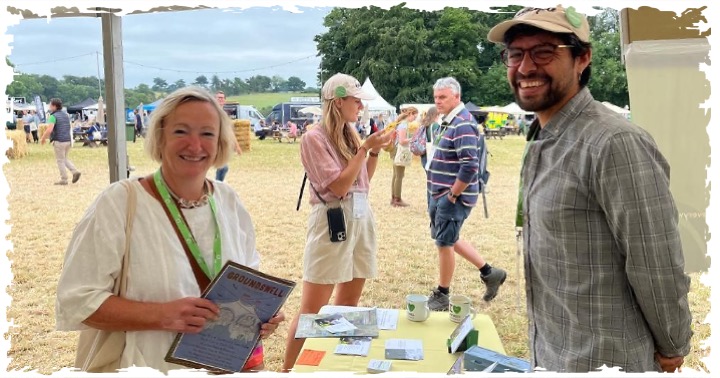 terragrn's tweet photo. TERRAGRN’s CEO, Sundar Bharadwaj and CMO, Vicky A. Mitchell ventured to Hitchin to attend the ‘Groundswell’ Festival. 

It provides a forum for Nature-based Solutions project developers to learn about the theory &amp; practical applications of regenerative farming systems.

#TERRAGRN https://t.co/SAxzkSxyAz