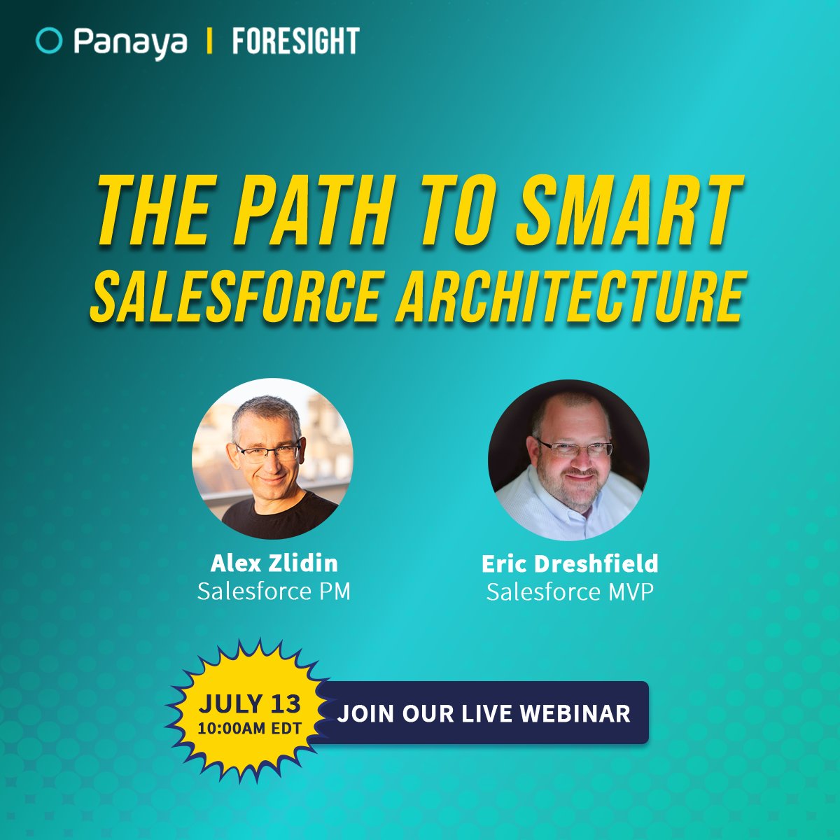 azlidin's tweet image. Tomorrow 🚨
Join industry Salesforce experts Alex Zlidin &amp;amp; Eric Dreshfield for a webinar on 𝐉𝐮𝐥𝐲 𝟏𝟑𝐭𝐡 @ 𝟏𝟎 𝐀𝐌 𝐄𝐃𝐓 about building a well-architected org that meets current business requirements and future scalability.
Register: okt.to/LHBR1I
#SalesforceOrg