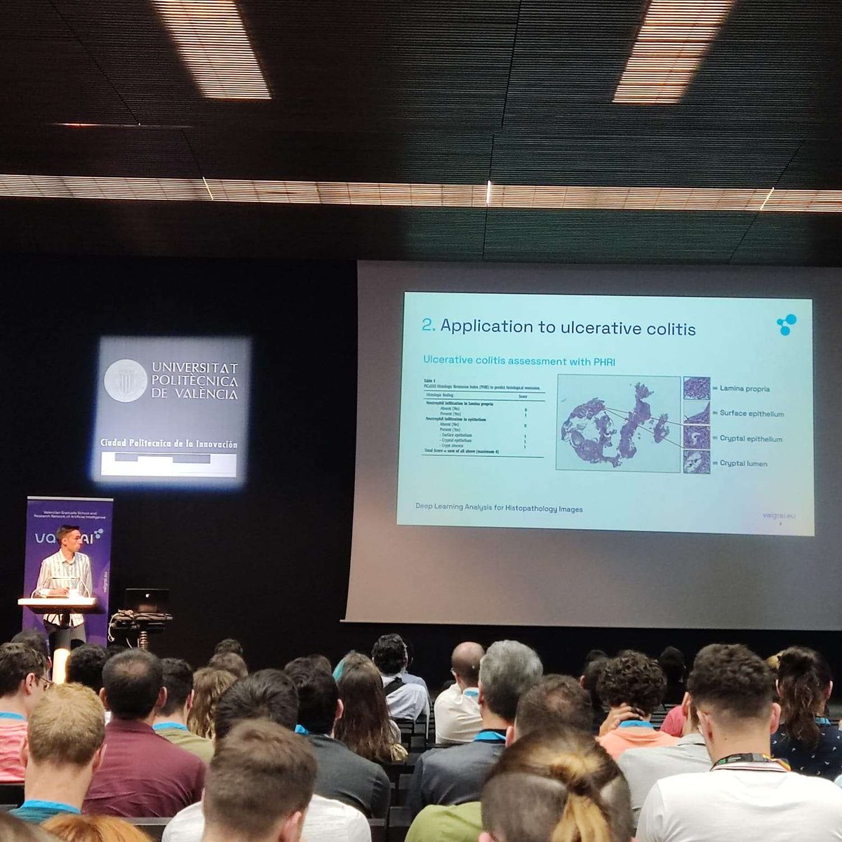CVBLab_UPV's tweet photo. ¡Es un placer anunciar que dos compañeros de #CVBLab tuvieron el honor de asistir al Foro del Consejo Científico #ValgrAI 2023!

Adri y Pablo, tuvieron la oportunidad de presentar su trabajo y descubrir las últimas tendencias y desarrollos en #IA.

¡Felicidades por este logro! https://t.co/tD6MNXITFT
