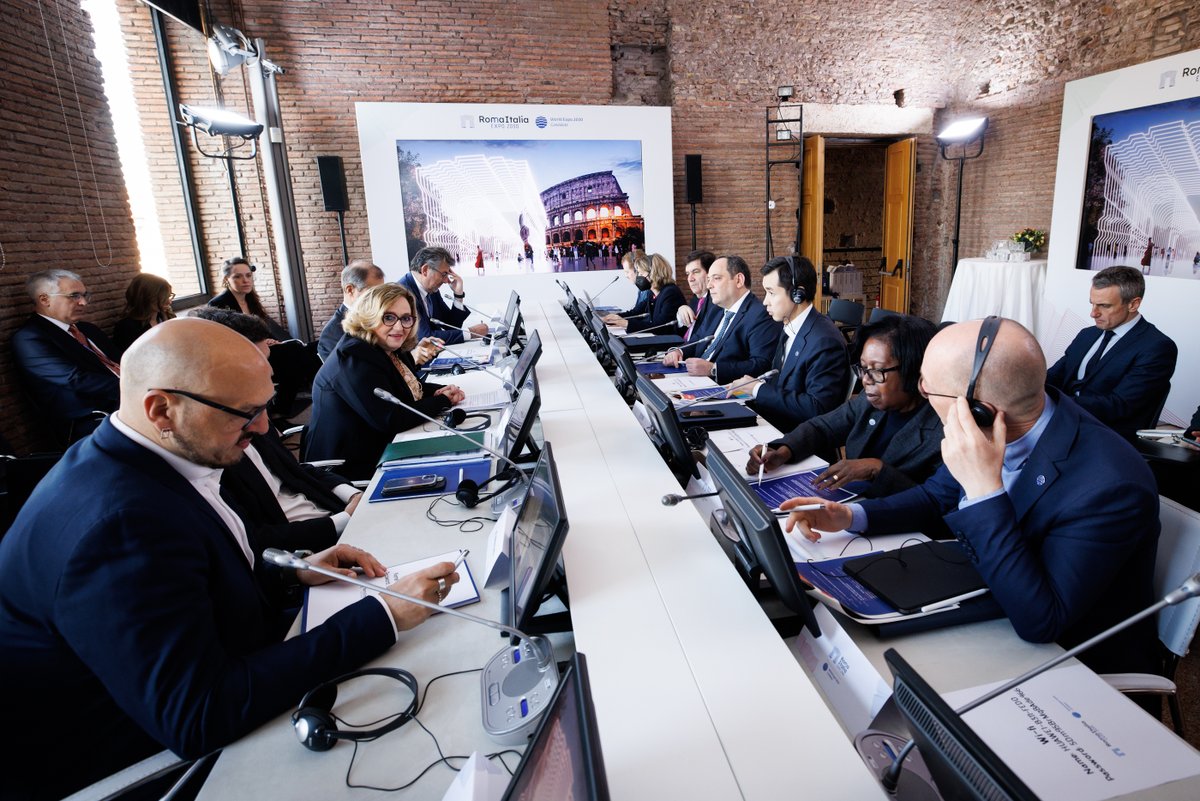 ega_worldwide's tweet photo. Among the meetings held: President of the Republic Sergio Mattarella , Prime Minister @GiorgiaMeloni, Minister of Economy and Finance, Minister of Tourism, Minister of Health and Minister of Foreign Affairs.
#egaworldwide #egactive #ExpoRoma2030 https://t.co/HnDWc6rcsB