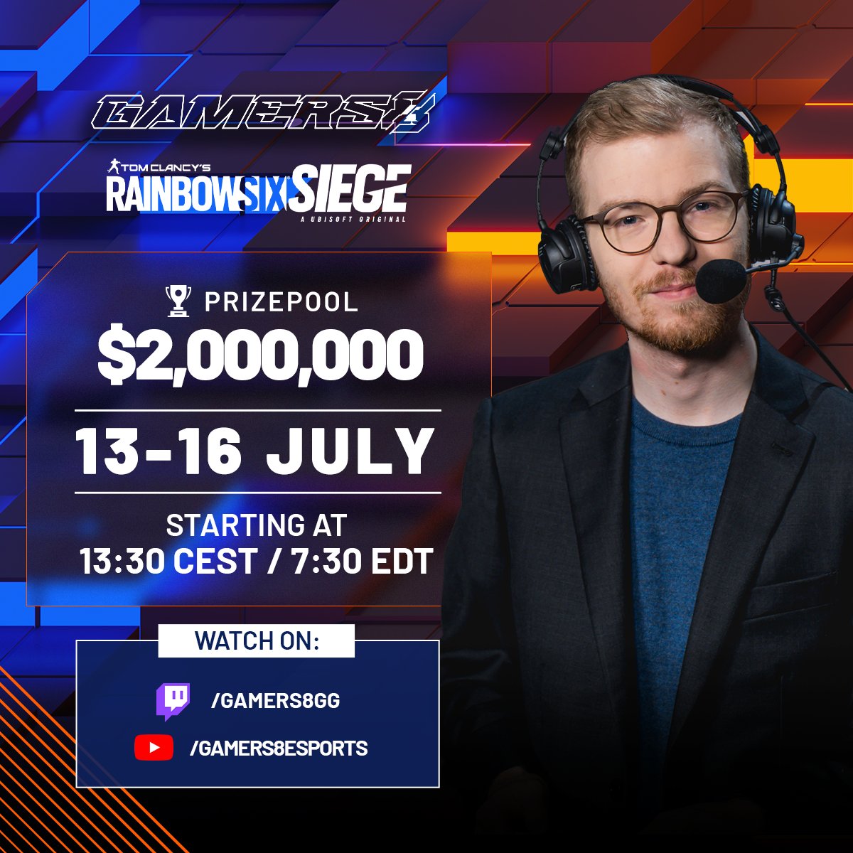 Guess what! I'll be co-streaming the Tier 1 event of G8. FINALLY, WE'RE BACK WITH SOME TIER 1 SIEGE.
The dates are 13-14-15-16 of July 🥰

#Gamers8 #TheLandOfHeroes #Ad