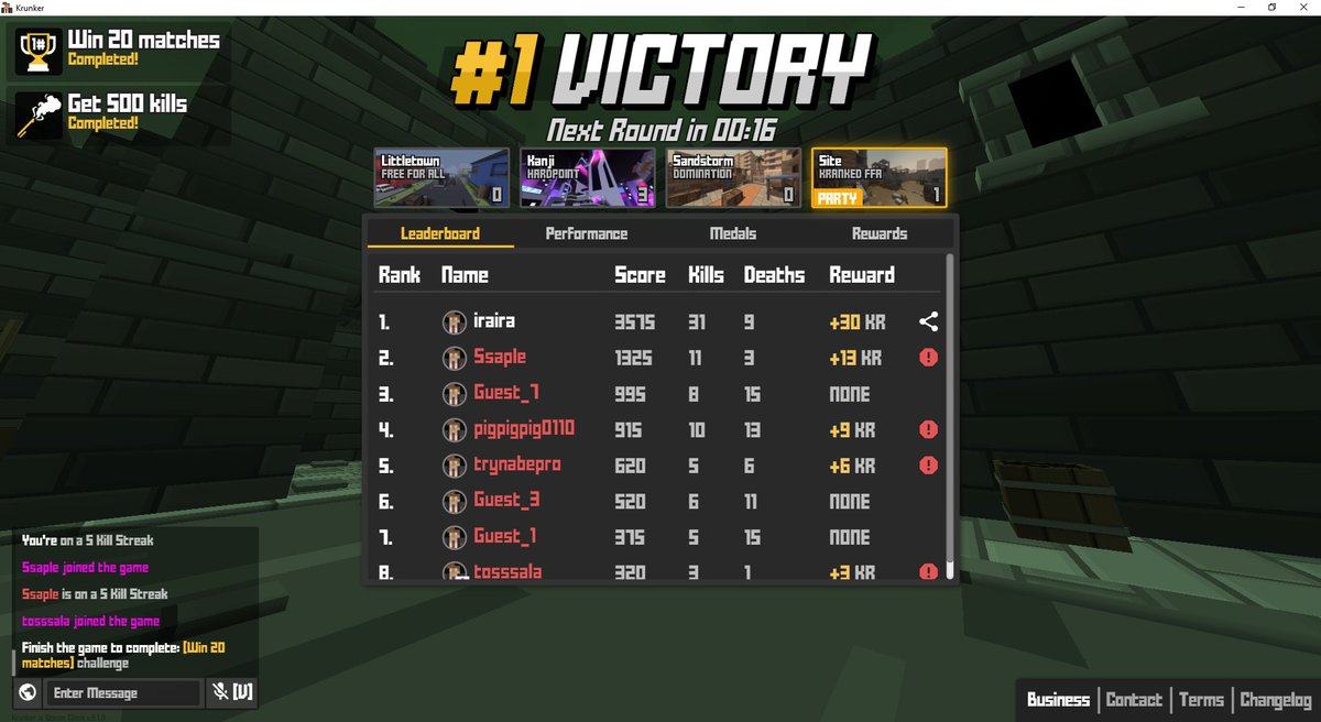 i_t_nyan's tweet image. 久しぶりにまともな試合したかも
#krunker