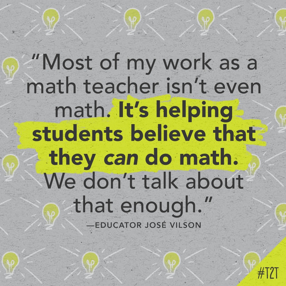 Teacher2Teacher (@teacher2teacher) on Twitter photo When you believe in your Ss ... great things can happen, reminds educator <a href="/TheJoseVilson/">Dr. José Vilson, PhD</a>: When you believe in your Ss ... great things can happen, reminds educator <a href="/TheJoseVilson/">Dr. José Vilson, PhD</a>:
