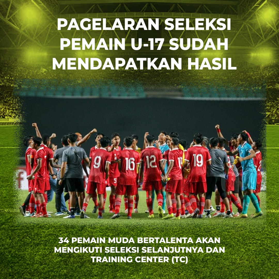 buddhigurung5's tweet photo. Total sudah 34 Pemain muda siap mengikuti seleknas untuk wakili timnas Indonesia yang akan berlaga di Pildun U-17 pada November nanti
Rivan | Megumi | Boti | LGBT | Jorok | Bobby
#GarudaMendunia #Garuda1745 https://t.co/FbrWkFIDSN