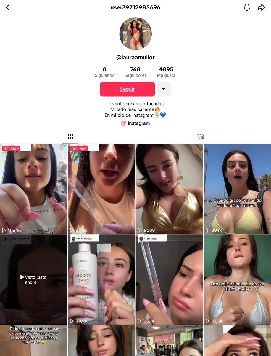 el contenido que hace laura mullor ahora…