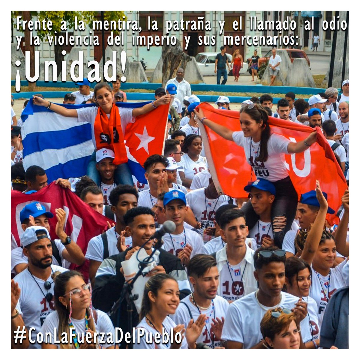 DrRobertoMOjeda's tweet photo. Como expresara #FidelPorSiempre: “En nuestro país la fuerza de la Revolución está en la unidad, ¡la fuerza de la Revolución está en la unidad! ( ...) ”. #Cuba #ConTodosLaVictoria https://t.co/36SAzs5ZOm