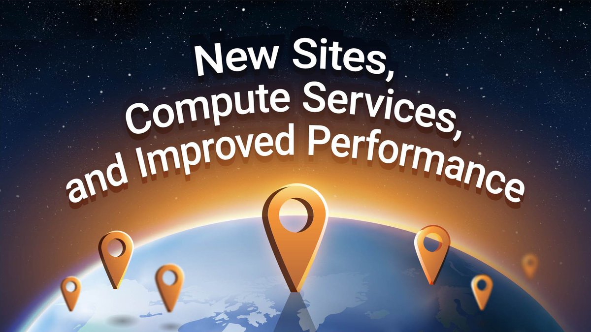 akamaidevs's tweet photo. We have an exciting update:

🚀 Five new sites
🚀 New premium instances
🚀 New global load balancer
🚀 Doubling object storage capacity 

Learn more here: https://t.co/a1hTNu2bbD https://t.co/1Y5MsNG3ul