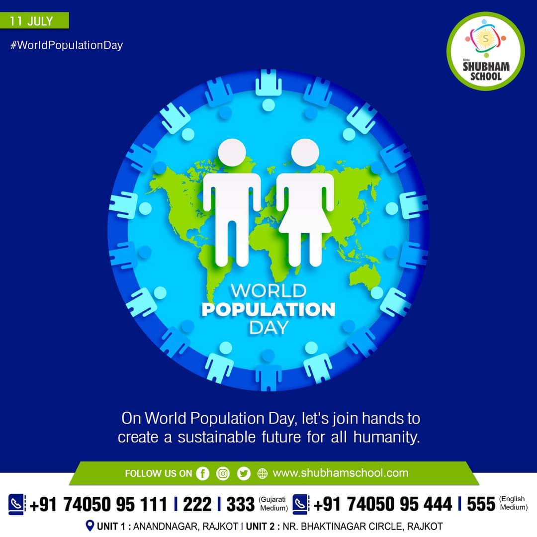 RajkotShree's tweet photo. World Population Day !! 👨‍👨‍👧‍👦

#worldpopulationday #population #populationcontrol #populationday #world #worldpopulation #populationhealth #overpopulation #india #covid #familyplanning #people #depopulationagenda #facts #depopulation #populationproblem #respecteveryone https://t.co/JhfwDRnEGN