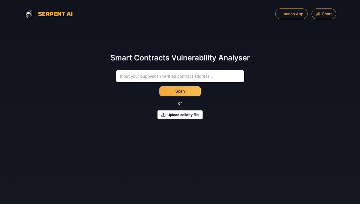 The Front end for the $Serpent AI Smart contract auditor is ready.

- $SERP has built the first decentralised perpetual platform on Shibarium. But we want to extend our grasp on the ecosystem further, and continue to nourish it with the best of our capabilities. Giving birth to