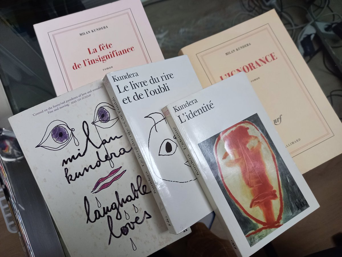 #MilanKundera n'est plus de ce monde. Grande tristesse 😥