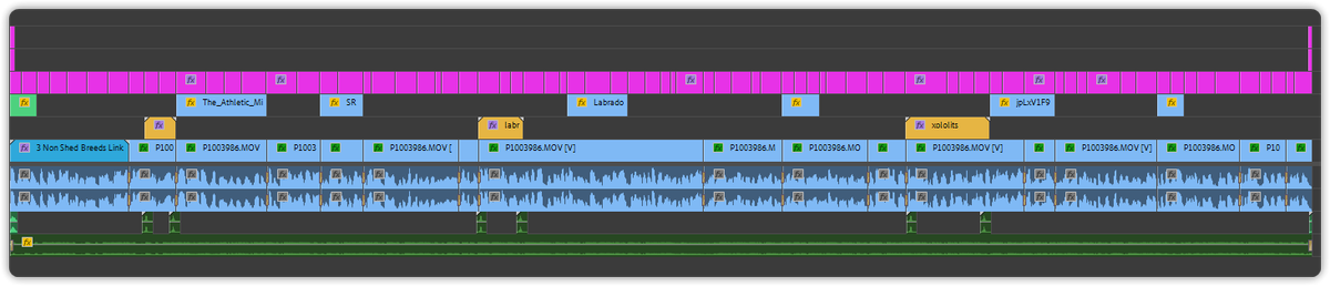 LimitlessJayson's tweet image. Today is a long day. Multiple video deadlines.

3 Shorts. 2 Full Cuts. 1 Full Effects &amp;amp; Revisions.

Looking to join the Limitless team to take some weight off my shoulders? DM me.

(quick shorts timeline attached✅)