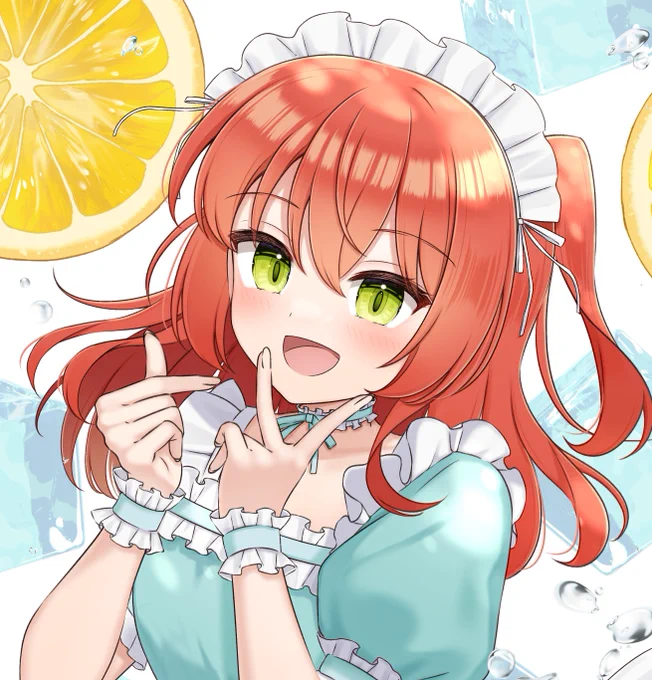 メイド喜多ちゃん描いてる ファミマの服可愛すぎる… #ぼっち・ざ・ろっく