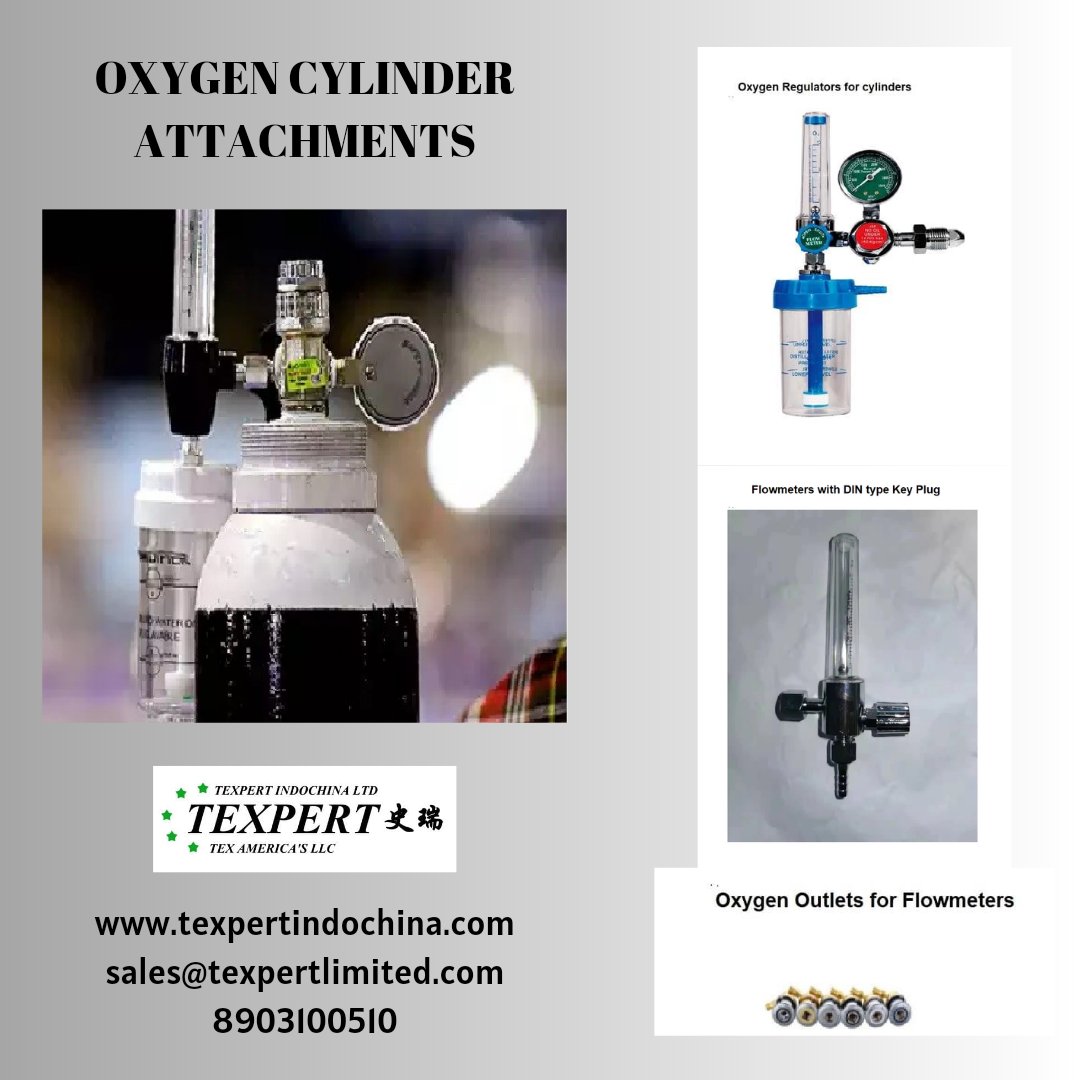 TEXPERT on Twitter "Oxygen cylinder attachments are used to control
