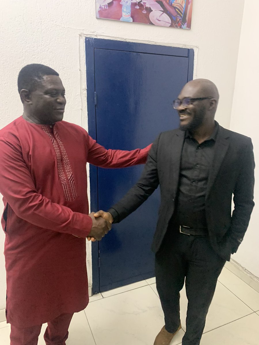 Meeting with Prof Nsoh Christopher who is an erudite lecturer in pear building and mediation.