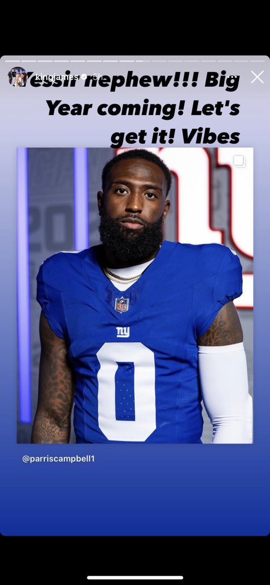 #NewPodcastAlert #SpacesHost #NYGiants  #TogetherBlue #PodcastHost #BigBlueKnockoutPodcast #BBKO #BigBlueKnockOut #PodcastAddict #LebronJames

You guys dont wanna believe optimistic giants fans well how about believing the goat himself