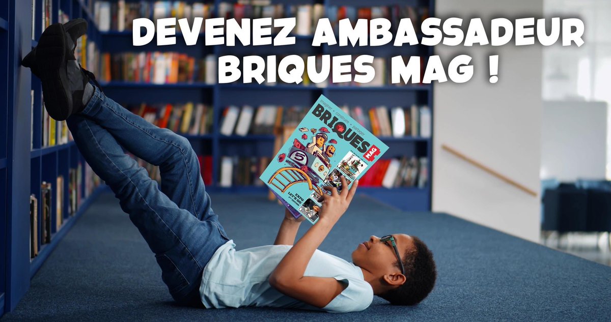 Devenez Ambassadeur BRIQUES MAG !
Vous connaissez des médiathèques près de chez vous ? Faites la promotion de votre magazine préférée : si vous décrochez un abonnement auprès de l'un de ses établissements , nous vous offrons un magazine supplémentaire à l'issu de votre abonnement