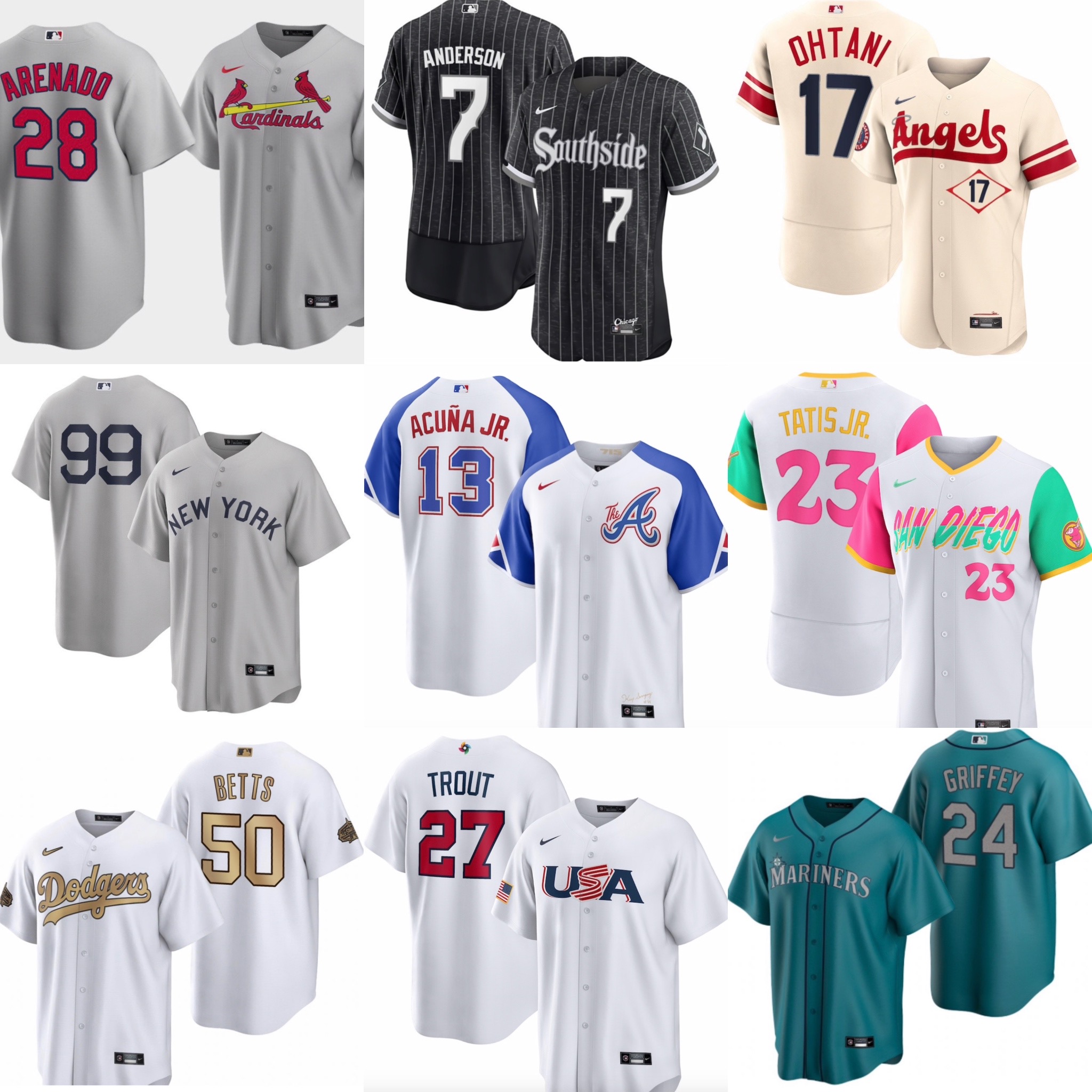 Retro Jersey Shop on X: MLB Sale ⚾️ Celebrate the MLB All Star Break by  taking home your favorite items for $20 off! Our entire MLB collection  including past All Star jerseys