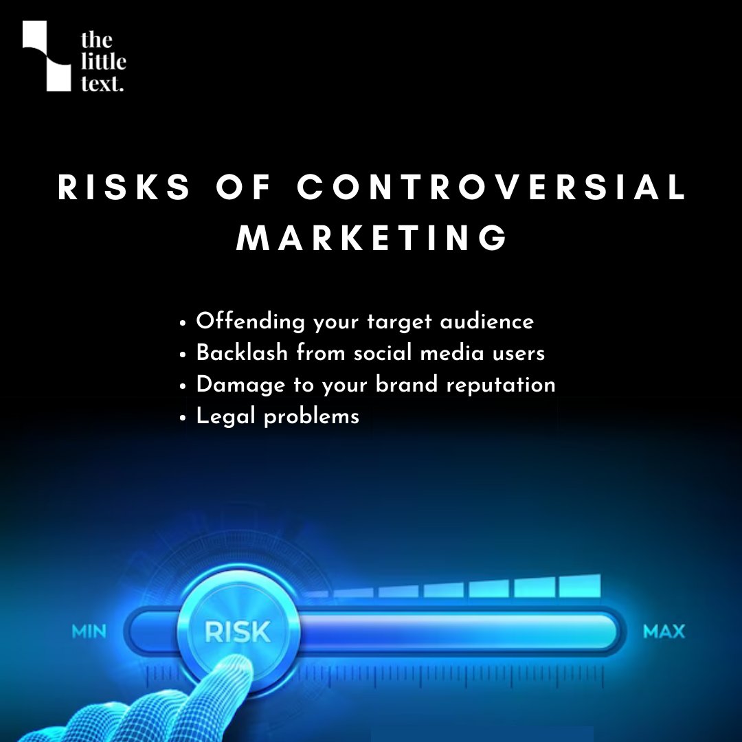 thelittext's tweet photo. Controversial #marketing can be a double-edged sword. Should you do it or not let's checkout this in our latest post

#guerillamarketing #viralmarketing #nativeadvertising #influencermarketing #contentmarketing #socialmediamarketing #digitalmarketing #marketing #riskymarketing https://t.co/HdXiDyxM3T