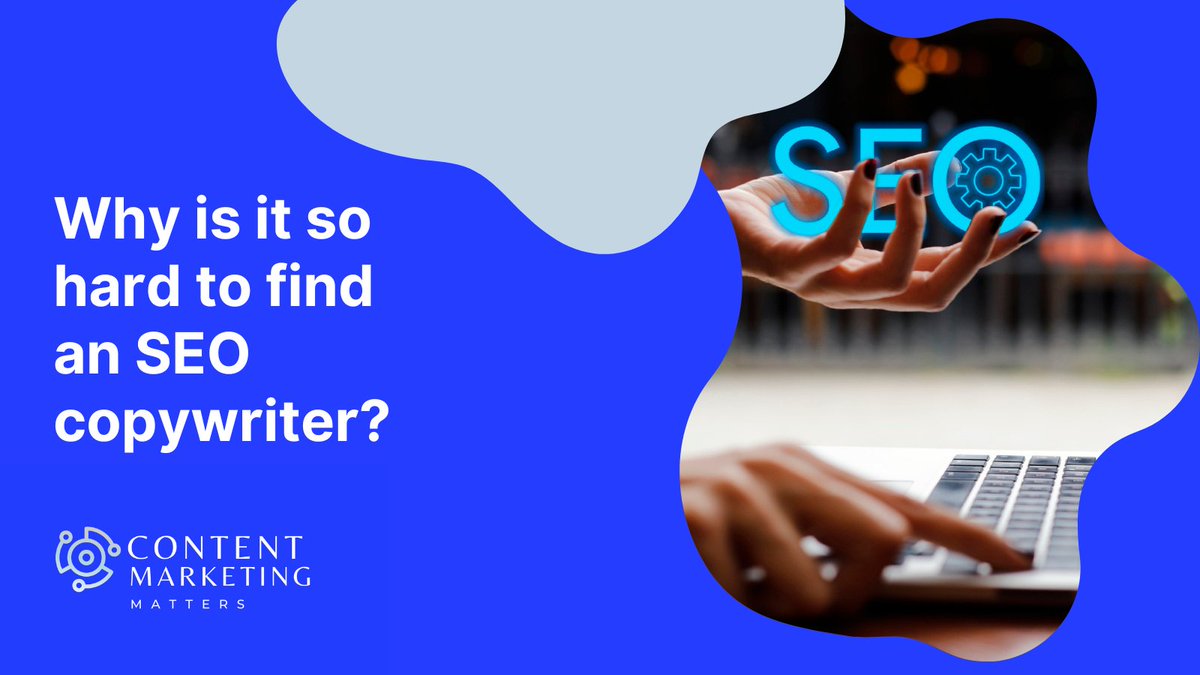 To be a great SEO copywriter, you need to be both creative and data-driven. It's a hard balance to strike. As an experienced content marketer, I can help you to create copy that converts. Get in touch for a chat.

#seocopywriter #copywriter #copywriting #SEO #contentmarketing