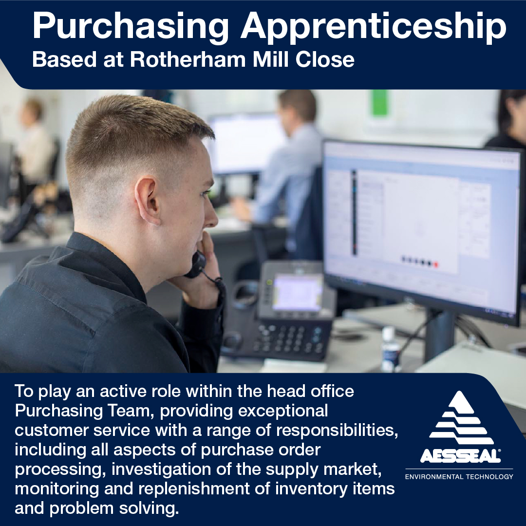 AESSEALplc's tweet photo. To learn more about this opportunity, please visit our apprenticeship page at https://t.co/tE7evHNvMD. To apply for the position, please submit your CV and a covering letter to our UK Learning and Development Manager UKCareers@aesseal.com.
#apprenticeships #AESSEAL #apprentice https://t.co/nmbaEvEC86